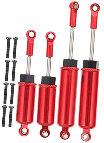 iplusmile 4stücke Aluminiumlegierung Rc Auto Stoßdämpfer Ersatz Auto Modell Dämpfer Für Unebene Straßen