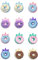 12 Stück radiergummi kinder，radiergummis，eraser，radiergummi läufer，radierer
