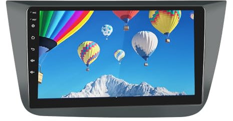 [6G+128G] 8-Core Android Radio para Seat Altea 2004-2015 Toledo 3 2004-2009 con Bluetooth GPS, Hodozzy Pantalla Táctil de 9 Pulgadas con Carplay Android Auto, WiFi, USB, DSP, FM/RDS Radio, Cámara