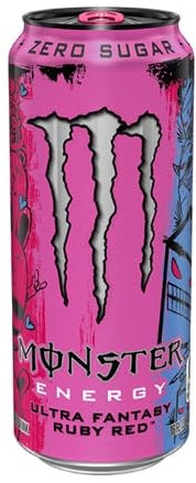 Monster energy ultra fantasy ruby rosso, 12 x 500 ml