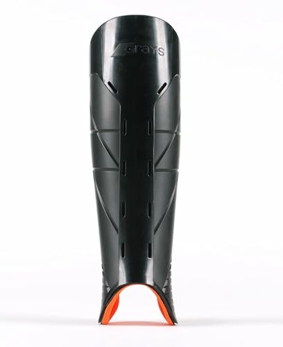 Grays G900 Hockey Shinguard - Black/Orange