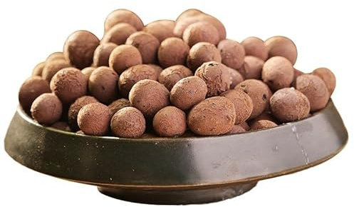 Arcilla Expandida para Plantas,Bolas De Arcilla,Guijarros De Arcilla,Medio de Cultivo Multiusos,Sustrato Suculentas,para Jardines,Hidroponía,El Drenaje De ​Plantas En Maceta,5-10mm,1L