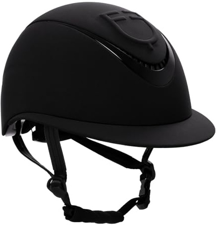 Cap da donna per equitazione con visiera larga e logo Embossed? 55-57 cm