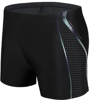 WHCREAT Maillot de Bain Homme, Short de Bain à Cordon de Serrage à Séchage Rapide