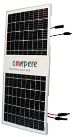 campere Solarmodul 105 WP, 12 V monokristallin, silber/schwarz/rot, 54x119.6x3 cm