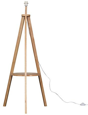 MiniSun | Modern Light Wood Tripod Design Floor Lamp Base with Storage Shelf | Floor Lamps & Torchieres, Home Décor, Improvement & Lifestyle Essential