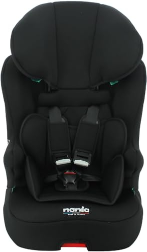 Nania Seggiolino auto per bambini isofix Lima I-size 76-150 cm - Gruppo 1/2/3 da 9 a 36 kg, 15 mesi a 12 anni, testata regolabile, imbracatura di sicurezza a 5 punti, fodera rimovibile, fissaggio