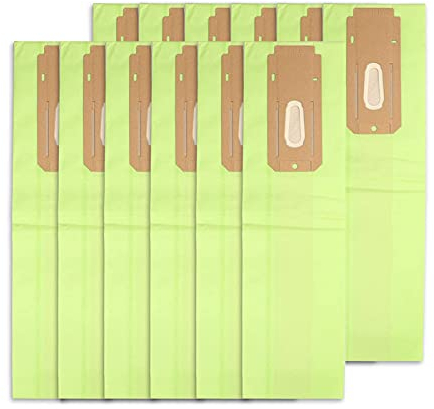 Pack 12 Vacuum Bags for Oreck XL XL2 Replacement Dust Bag Type CC,CCPK8 CCPK8DW Parts BM06 Kit, Fit All Oreck XL Upright Vacuum Cleaner, Green