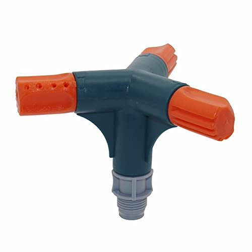 Umerk arroseur 1/2 '' Filetage mâle Trident Trident Rotary Sprinklers Rotary Garden Agriculture Irrigation Sprinkler Pelouse Buse d'arrosage à Gazon