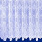 Milan White Net Curtain Art Deco Heavy Quality All Over Design - Sold by the Metre (Drop: 91cm (36))