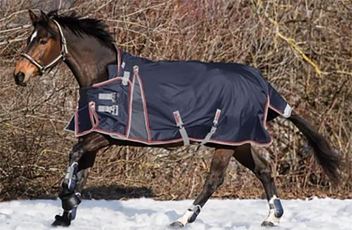BNALU Verdicken Abschwitzdecke fürs Pferd ist atmungsaktiv Transportdecke Weidedecke Winterdecke Winterbaumwolle Weich und warm Reitausrüstung Outdoordecke (Size:165CM)