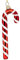 SIKORA Zuckerstange besondere Weihnachtskugel Glas Christbaumschmuck Deko Figur Weihnachten Anhänger Ornament - Trend Line - BS562