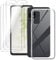 LYZXMY case for TCL 40 NxtPaper 5G(6.6) transparent mobile phone case + 3 pieces tempered glass protective film, case soft silicone TPU protective cover 9H hardness HD tempered glass film glass