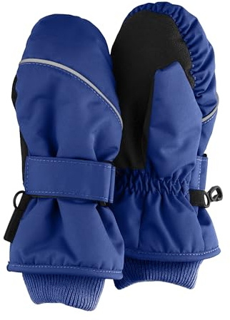 Sterntaler Fäustlinge aus Funktionsmaterial mit reflektierendem Detail Unisex - Baby und Kinder Handschuhe wasserdicht mit wärmendem Futter - kobaltblau, 5