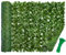 LEIVESTE Siepe Finta Per Recinzione,Recinzione Giardino Esterno,Frangivista Balcone, Da Esterno Copri Ringhiera Balcone,Rete Con Foglie Finte Da Esterno 40 fascetti verdi omaggio (Edera, 1 x 9 Mt)