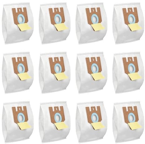 20 Pack Dust-proof Bag for Miele Classic C1 / Complete C2 / Complete C3 / S400i / S600 / S800 / S2000 / S5000 / S8000 Series Cylinder Vacuum Cleaner, Large Capacity Replacement Vacuum Bag