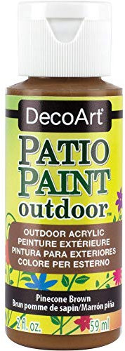 DecoArt Outdoor Acylic Paint, Acrylic, Pinecone Brown, 59ML
