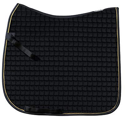 Eskadron Schabracke Baumwolle, uni, black-gold