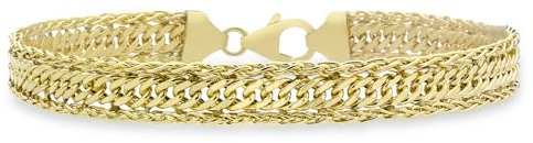 CARISSIMA Damen Armband 9 Karat (375) Gelbgold 180 mm 1.22.1981