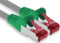 1aTTack.de - 1x cavo patch CAT6 da 1 m S/FTP schermatura PIMF CAT.6 cavo di rete RJ45 cavo Ethernet DSL router LAN switch modem patch panel - crossover - 1 pezzo