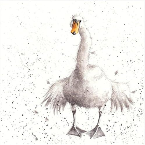 Artistic Grußkarte (wre0209) – blanko/Geburtstag – Swan Fine Day