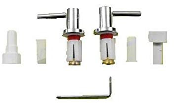 Pozzi Ginori - Kit Cerniere per Sedile Easy/500 41969 - Cromo, A Magazzino