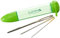 Clover Juego de Agujas, Acero, Verde, 16x5.5x3 cm