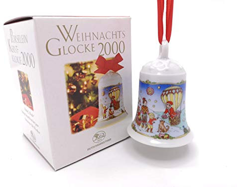 Porzellanglocke Weihnachtsglocke 2000 - Hutschenreuther - in OVP