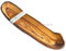 Brotschale Baguette Schale ca 40 x 8 cm Olivenholz länglich, jedes Teil ein Unikat