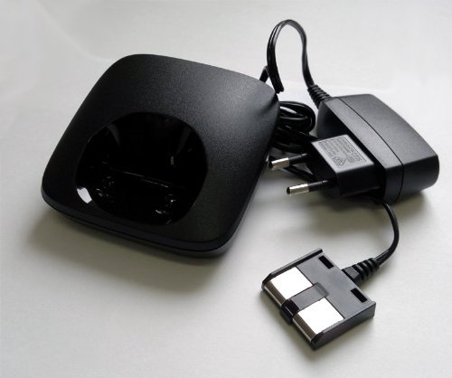 Siemens Gigaset Ladeschale Farbe schwarz für Mobilteile A58H, AL18H, AL28H, A580, A585