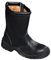 teXXor® S3-Winterreißverschlussstiefel ZIPPER, schwarz/grün, Gr. 45