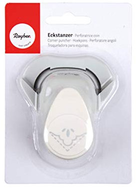 Rayher Perforatrice d'angle Fleur ø 2,54cm (1'') papier/carton 220g/m², 89861000, Orange