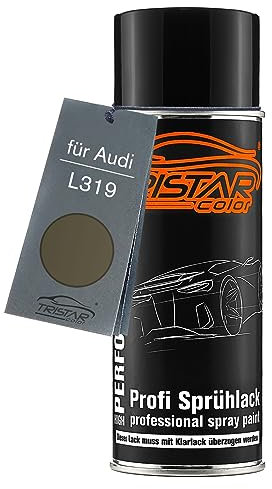 TRISTARcolor Autolack Spraydose für Audi L319 Olivgrün Basislack Sprühdose 400ml