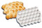 Martellato Roll Pane a Forma Esagonale, Bianco, 14 x 11 cm