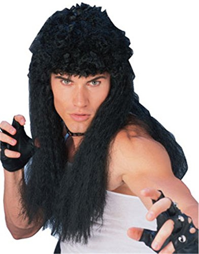 Rubies Costume Wavy Perücke schwarz