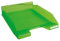 Exacompta - Réf. 11397D - 1 corbeille à courrier COMBO MIDI - dimensions utiles 34 x 25 x 6,5 cm - pour format A4 + - peut contenir 500 feuilles - couleur vert pomme translucide