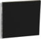 Semikolon 352933 Spiral Album Economy Large - 34,5x33,2 cm - Fotoalbum, 50 Seiten cremeweiß, Fotobuch, black schwarz