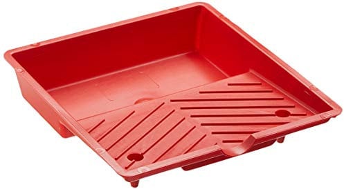 SCHULLER Farbwanne aus Kunststoff gerippt, Rot, Größe 200 x 210 mm, 1 Stück, 40475