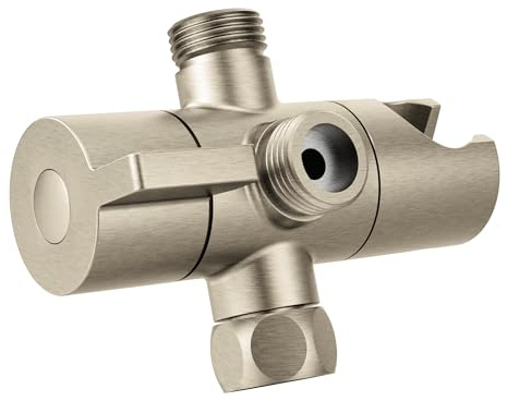 Moen CL707BN Pivoting Shower Arm Diverter with Hand Shower Cradle, Brushed Nickel