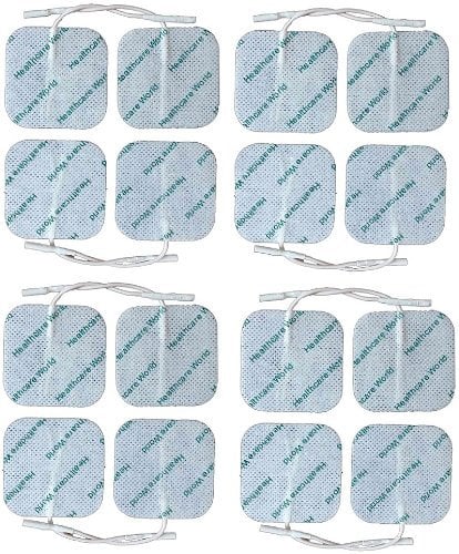 Tens-Elektrodenpads, 5 x 5 Selbstklebende Elektroden (16 Stück), kompatibel mit Tenscare-, Neurotrac-, Auvon- und Elle Tens-Geräten