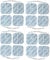 Tens-Elektrodenpads, 5 x 5 Selbstklebende Elektroden (16 Stück), kompatibel mit Tenscare-, Neurotrac-, Auvon- und Elle Tens-Geräten