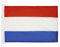 AZ FLAG - Drapeau Pays-Bas - 45x30 cm - Pavillon Nautique Hollandais - Néerlandais Spécial Bateau Et Extérieur En Maille Bloquée Avec Anneaux Plastiques Intégrés - 30g