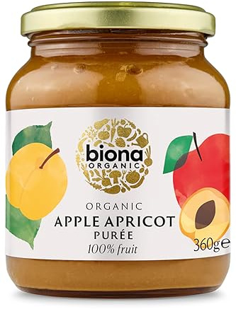 Biona Organic Apple Apricot Puree 350 g x 1