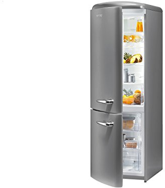 Gorenje RK 60359 OX-L - Frigorifero combinato A++, altezza 188,4 cm, 229 kWh/anno, 229 litri, congelatore da 92 litri, sistema di raffreddamento dinamico, inox