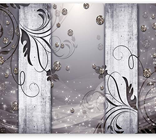 Fototapete murando 200x140 cm Vlies Tapeten Wandtapete XXL Moderne Wanddeko Design Wand Dekoration Wohnzimmer Schlafzimmer Büro Flur Beton Diamant Ornament Abstrakt f-A-0229-a-d