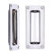 Fulton & Bray Flush Pull Handle - Polished Chrome - 102mm