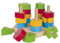 Eichhorn 100002087 Steckplatte, 21-teilig, Buchenholz, 5 verschiedene Stecksymbole, 20 Steckteile, für Kinder ab 12 Monaten, Größe: 18 x 10 cm