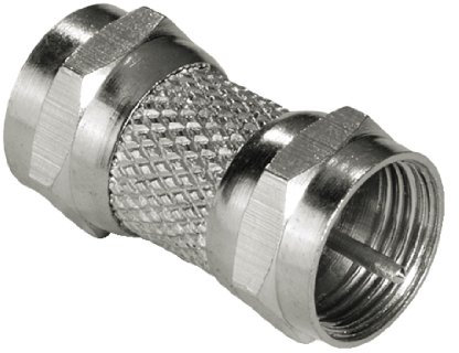 Hama Adaptateur satellite (fiche F mâle - fiche F mâle) Argent