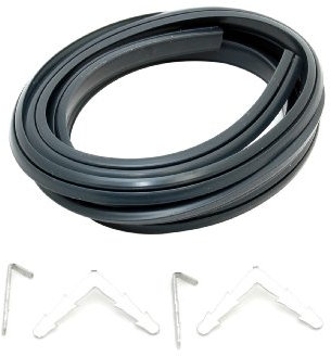 Universal 3 Sided Cooker Oven Rubber Door Seal + Clips.