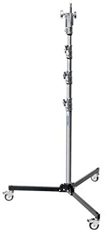 Manfrotto Avenger Roller Stand 34 F.Base A5034, Roller Stand, 20 kg, A5034 (A5034, Roller Stand, 20 kg, Silver, Metal, 3 Leg(s), 1420-3400 mm)